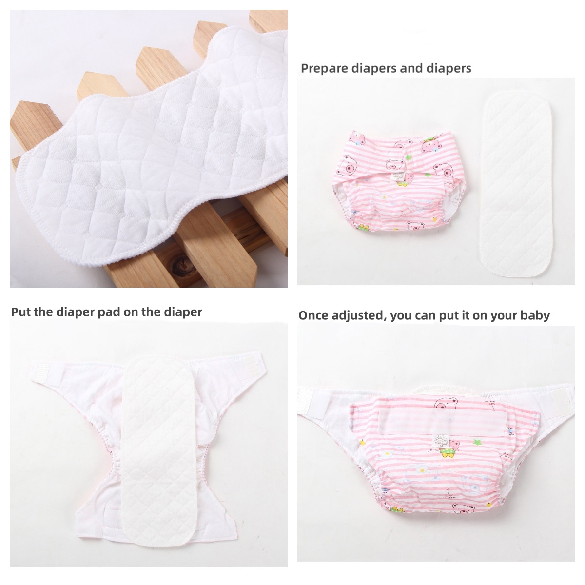 Infant Windeln Baby Baumwolle Windeln Kinder Waschbar Wiederverwendbare Baby Windel Pad Kinder Ändern Pads Zubehör Windel Tuch