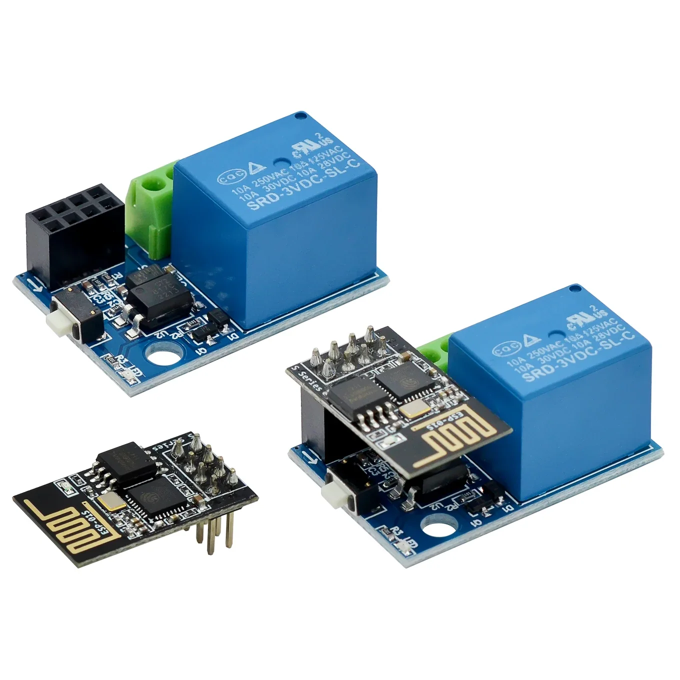 Módulo de relé WiFi ESP8266 ESP-01S 5V, interruptor de Control remoto en casa inteligente para aplicación de teléfono Arduino, módulo WIFI inalámbrico ESP01S