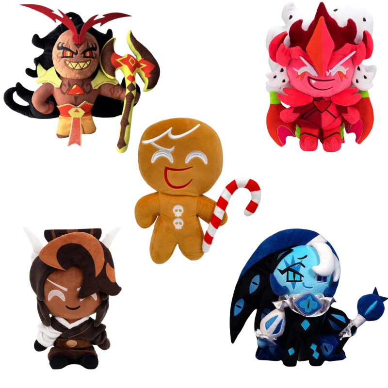 25 см Cookie Run Kingdom плюшевые игрушки игровые персонажи аниме мультфильм мягкая кукла тень молочное печенье плюшевый товар мягкая игровая игрушка в подарок