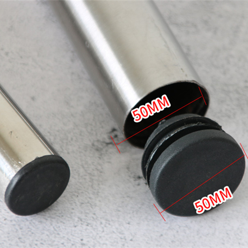 Tube Pipe Inserts Plug Bung Insert Stopper for Chair Leg Pipe Tapon Tubo Redondo Black Round Plastic Blanking End Cap