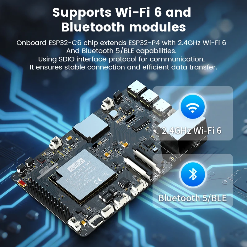 ESP32P4+ESP32-C6 development board ESP32P4 development board ESP32P4 smart board