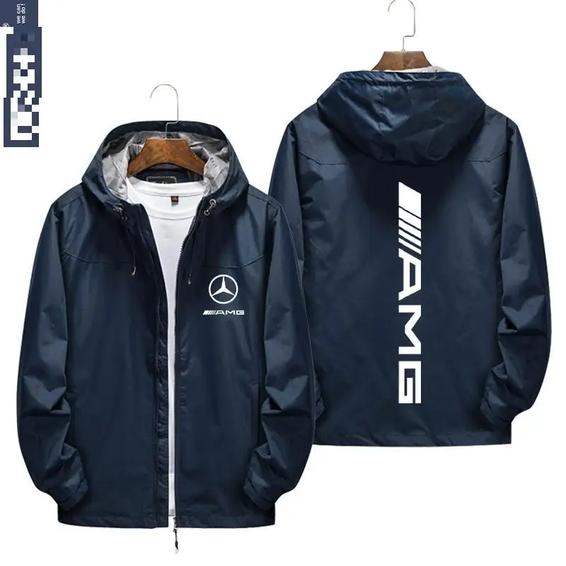 Изготовленная на заказ Mercedes-BenzAMGCar4SWorkwear Рабочая униформа Осень-зима Толстовка с капюшоном Куртка Мужчины Женщины Повседневная куртка
