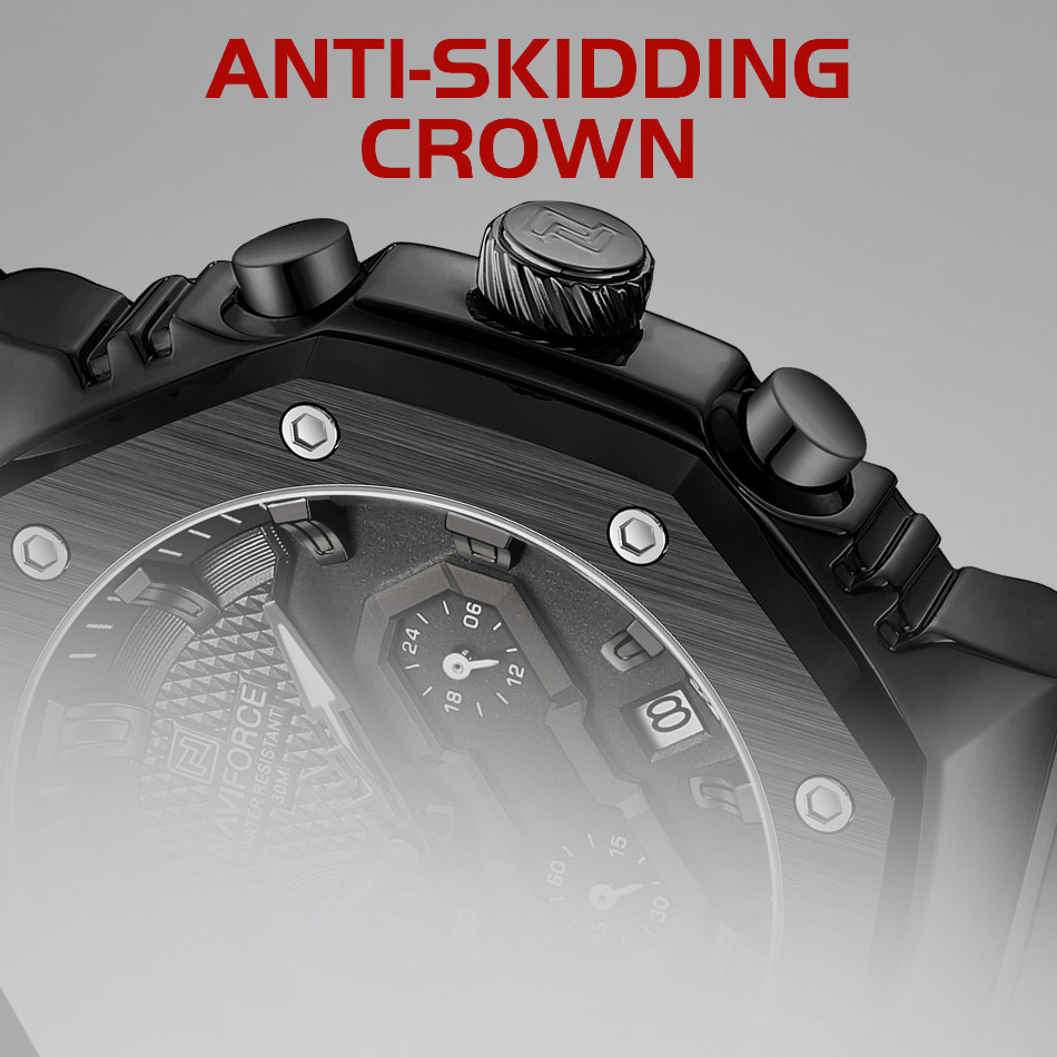 NAVIFORCE นาฬิกาสุดหรูสําหรับผู้ชายผู้หญิงคุณภาพสูง Original คู่นาฬิกาข้อมือสายซิลิโคนทหารกีฬานาฬิกากันน้ํา