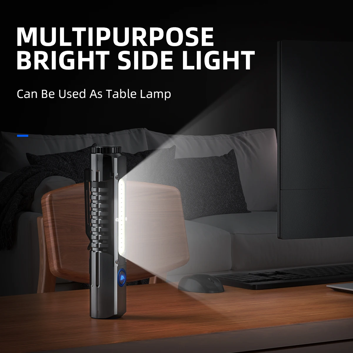 WARSUN-linterna recargable de alto lúmenes, luz de Flash con imán superbrillante, potente linterna LED portátil resistente al agua