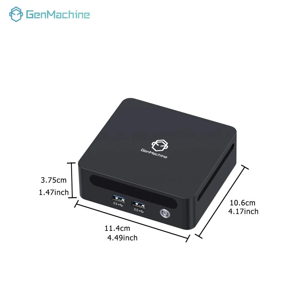 JIXIEJUN Mini Gaming PC With AMD Ryzen 7 5700U 5800U 5600H 5800H ES 32G DDR4 1T NVME PCIe3.0 SSD Desktop Computer