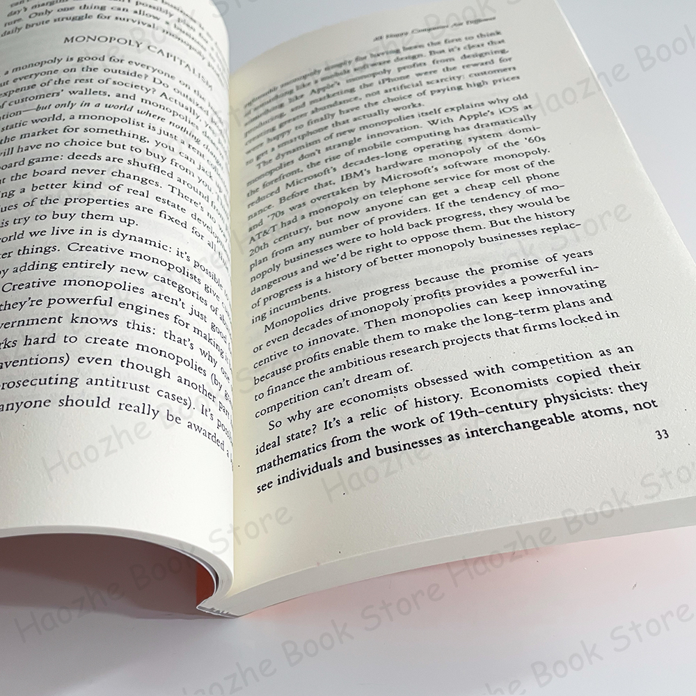 Zero a uno: notas sobre inicio o cómo construir el futuro de Peter Thiel Entrepreneurship Libro en inglés Brochura