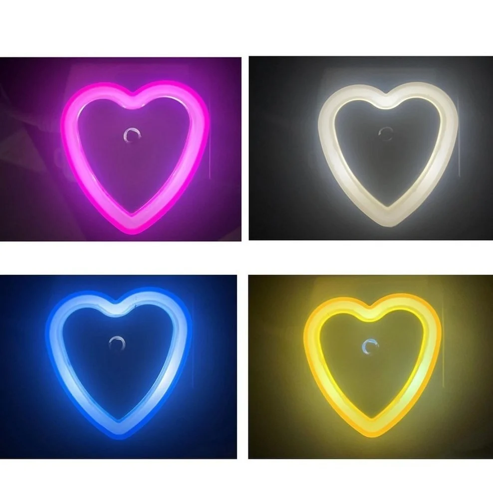 Iluminación LED inalámbrica con Sensor de luz nocturna, Mini lámpara de luz nocturna con enchufe UE/EE. UU. para habitación de niños, luces de dormitorio, iluminación navideña