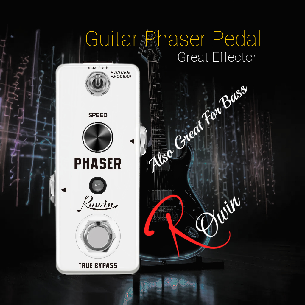 Rowin Noise Gate Pedal Guitar Effects Low Noise Pedal Power Supply Booster Flanger Phaser Buffer Effector Equalizer For Bass