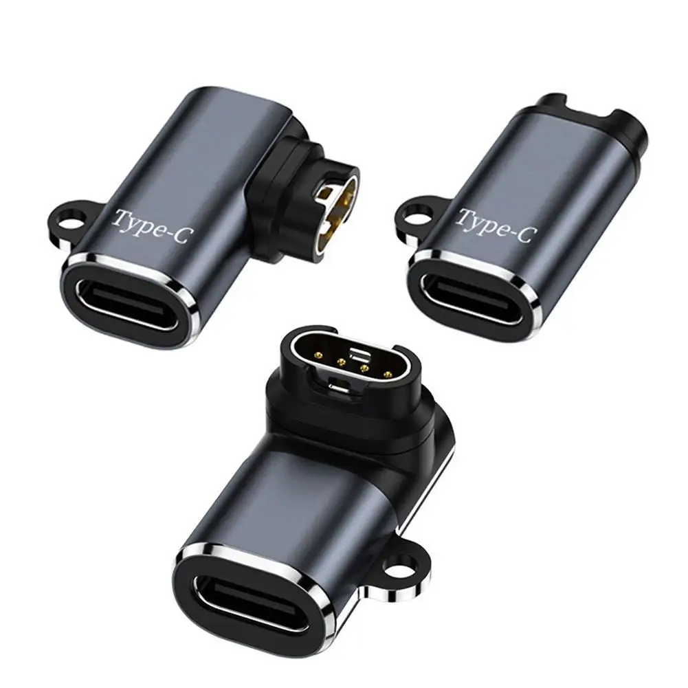 Adaptador de carregador tipo C para Garmin Fenix 7 7X 5S 6 6X 6S PRO Acessórios de conversor de carregamento de relógio inteligente
