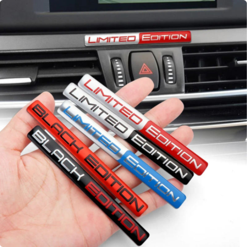 Автомобильные аксессуары 3D алюминиевая эмблема LIMITED EDITION, значок, автомобильные наклейки, наклейка для Audi Honda Opel Toyota Mercedes Mazda, мотоцикл