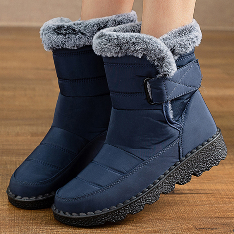 Snow BOOTS ผู้หญิงรองเท้าใหม่ผู้หญิงกันน้ําผู้หญิงรองเท้าอุ่นรองเท้าสําหรับสตรีแฟชั่น Botas Mujer ฤดูหนาวรองเท้า