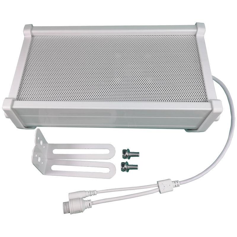 SIP 30W POE Coluna externa Alto-falante montado na parede Sistema de paginação IP PA para estacionamento de igreja escolar