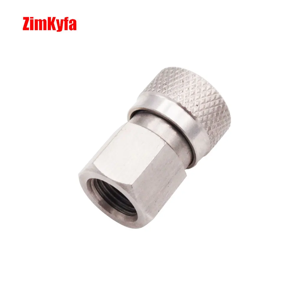 HPA Air Quick Disconnect Foster Filling Charging Hose Fitting 8mm Stainless Steel Male/Female Socket Connector NPT/BSP/M10