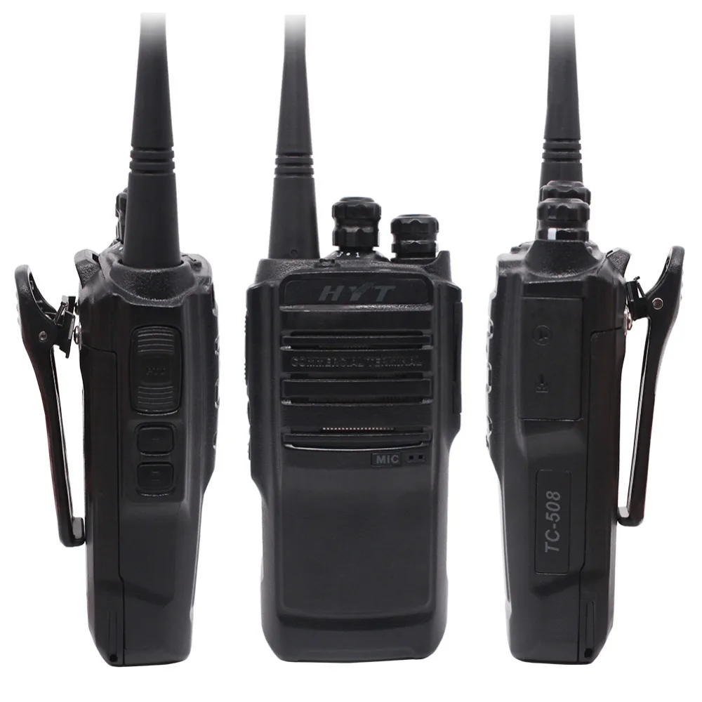 Hytera-walkie-talkie bidireccional, TC-508, UHF, VHF, de mano, con batería de iones de litio, HYT TC-500S