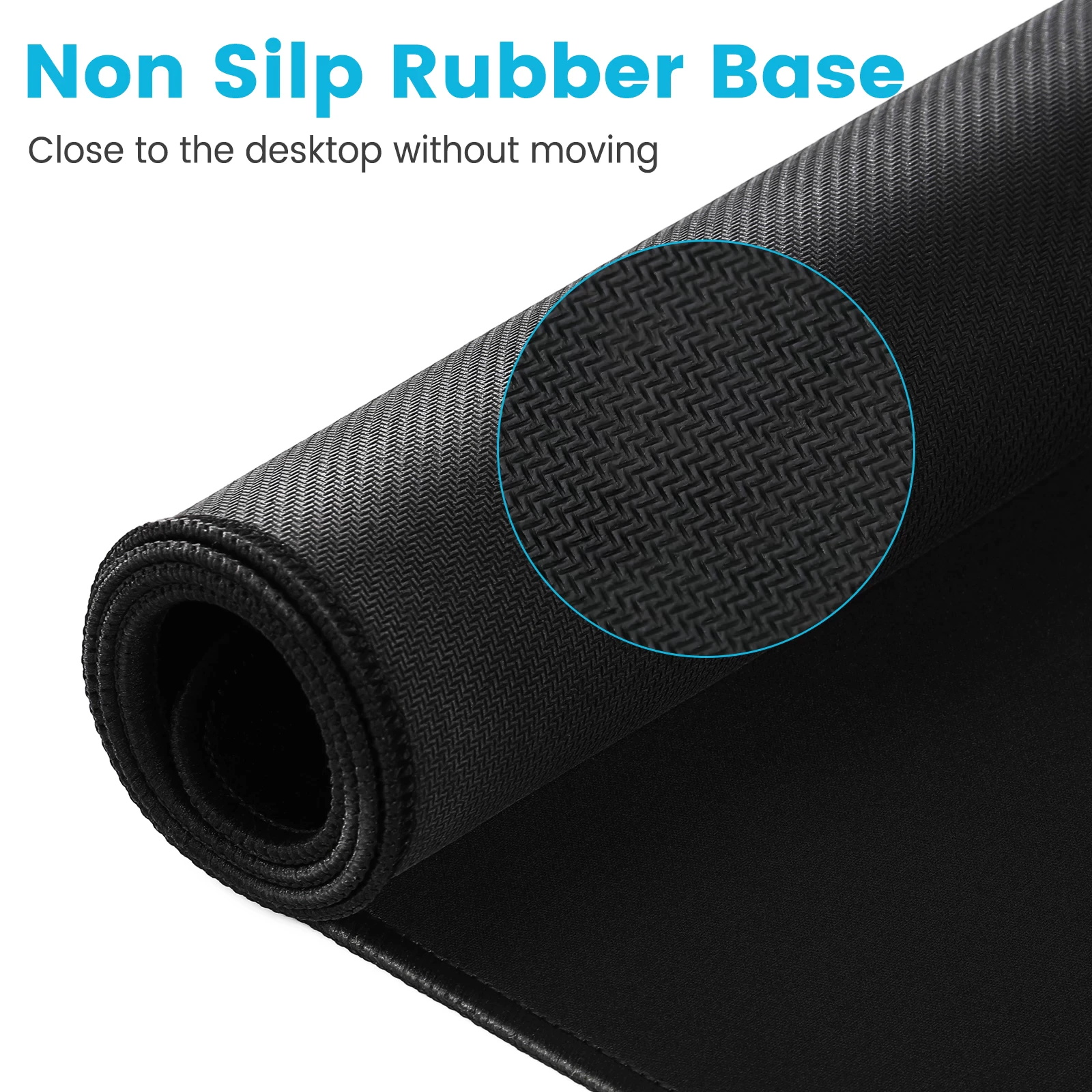 Black Mousepad para Sala de Jogos, Big Mousepad, Table Mat, Cute Desk Acessório, Longa Velocidade, Quarto de Computador Decors, Frete Grátis, XL