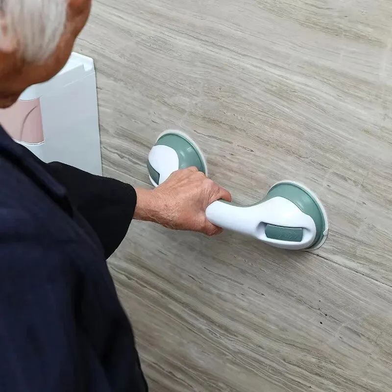 ราวจับในห้องน้ําเพื่อป้องกันการล้มถ้วยดูด อ่างห้องน้ํา เด็กฟรี Punch Handle ประตูกระจกและ Windows ที่จับผู้สูงอายุ