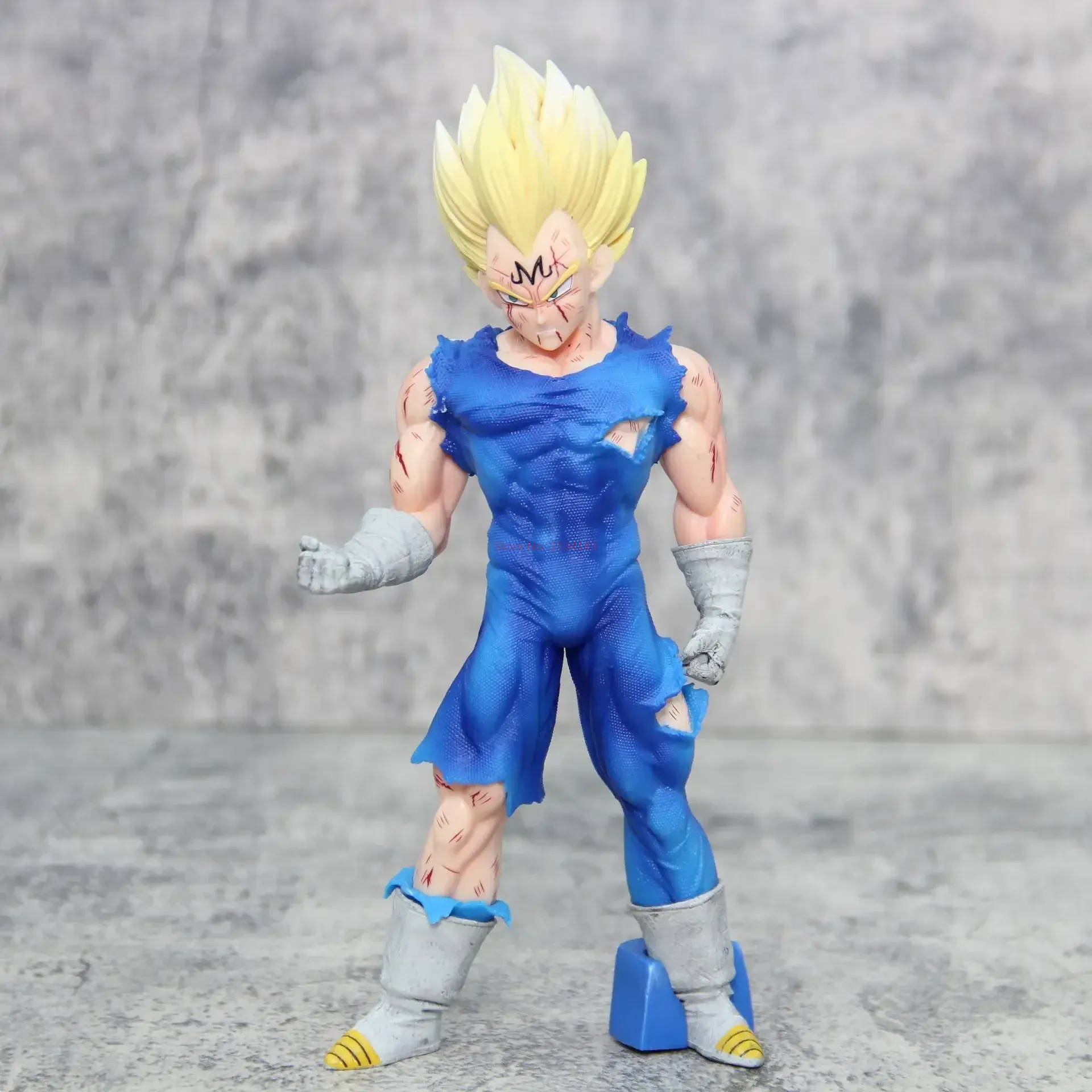 20cm Anime figure Vegeta Dragon Ball Sky Majin Vegeta Gk Action Doll danni da battaglia modello in Pvc decorazione collezione giocattoli regali