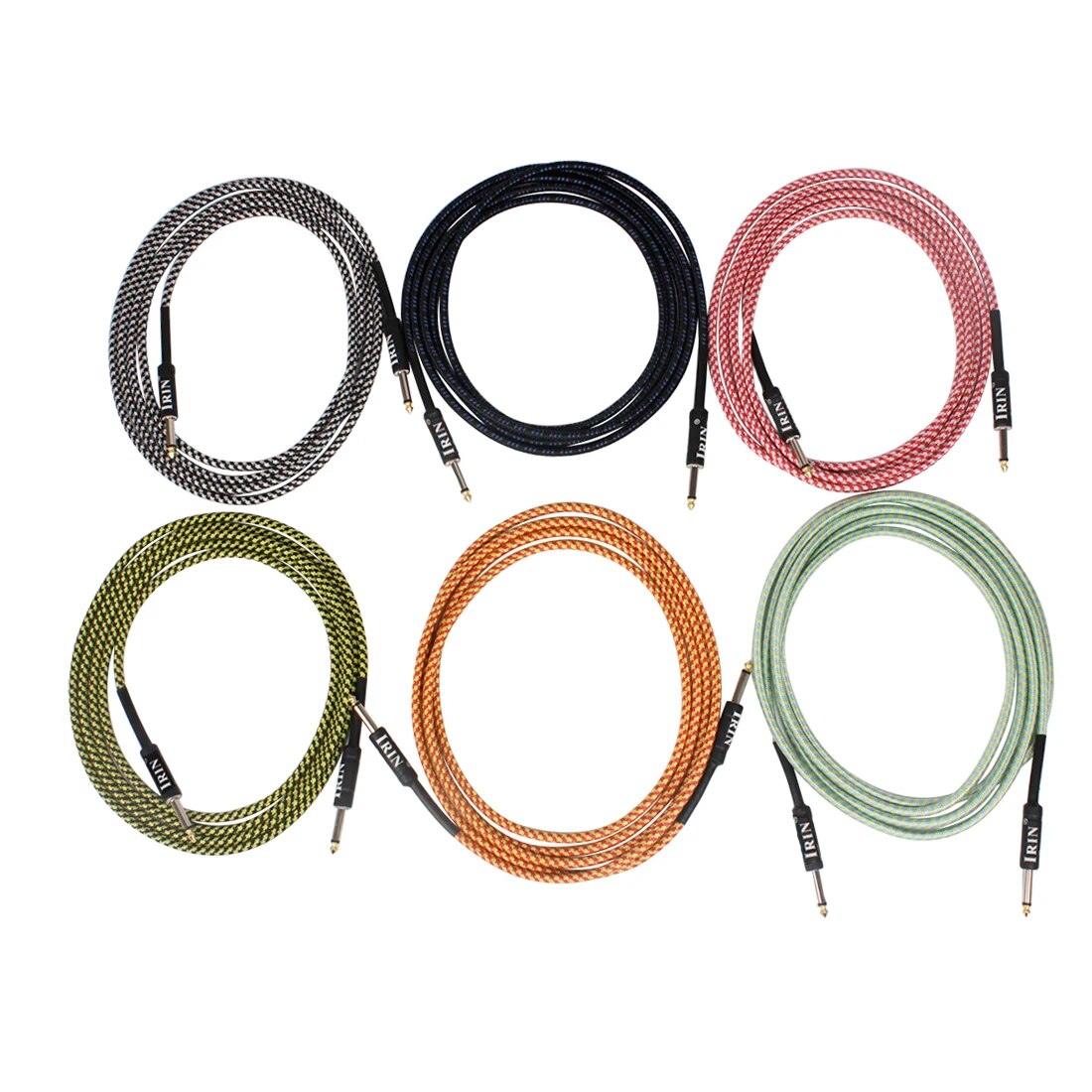 IRIN-Câble audio pour JEBass électrique, 3m, 6m, 10m, prise 6.5mm, fil audio silencieux, accessoires musicaux, pièces