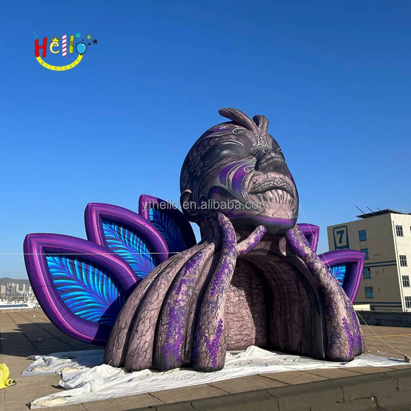 Aufblasbare dekorative elemente des großen musik festivals aufblasbare treeman stage