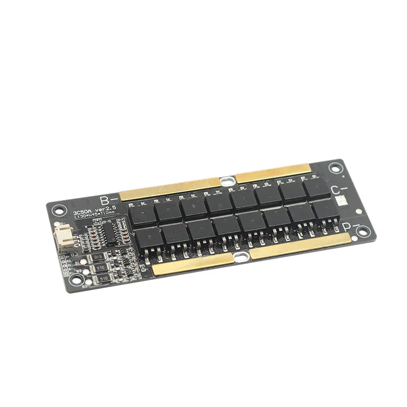 Placa de proteção de bateria de lítio ternária RONXII 3S 50A com corrente contínua e pacote de bateria inversora de cabeça balanceada