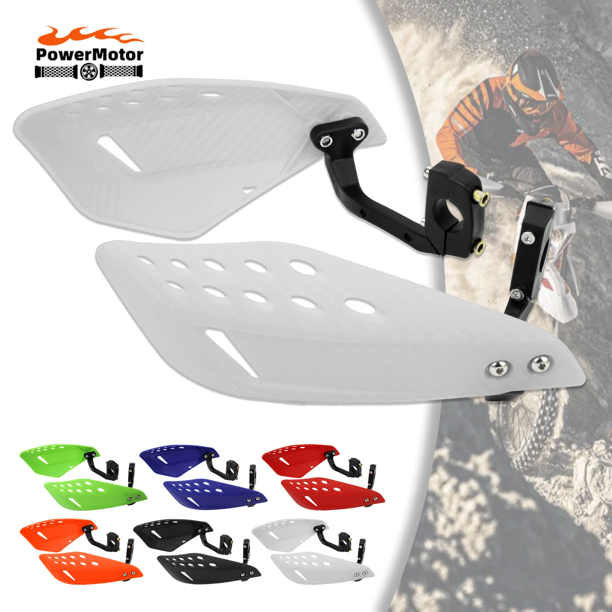 7/8'' 22mm Motorrad Hand Protector Motocross Handprotektoren Für KTM kawasaki Yamaha ATV Universal Dirt Bike Zubehör Enduro