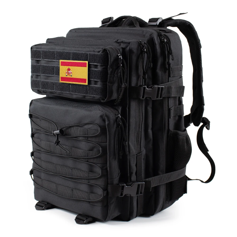 Ginásio bagtactical backpack45l caminhadas montanhismo saco de acampamento à prova dwaterproof água ao ar livre mochilas multifuncional expansão mochila