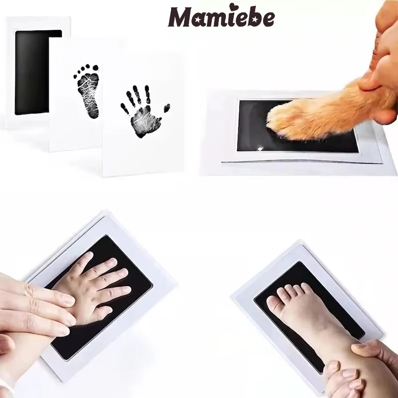 Kit di impronte di mani non tossiche per bambini: cattura impronte e impronte di mani di neonati: perfetto per souvenir e regali di bambini. Impronta di mani per bambini