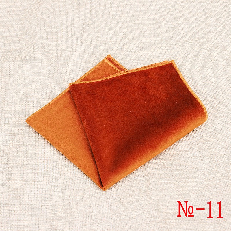 新ファッションポケットスクエアグリーン赤海軍固体ハンカチ 23*23 センチメートルconduoryヴィンテージハンカチメンズ結婚式ポケットhankies