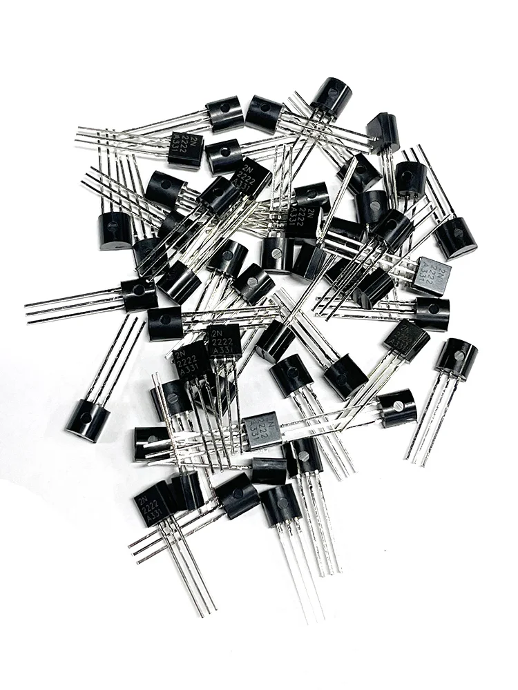 50/100 PCS Kit Transistor 2N2222 TO92 NPN 30v 800MA Transistores kit Eletrônico