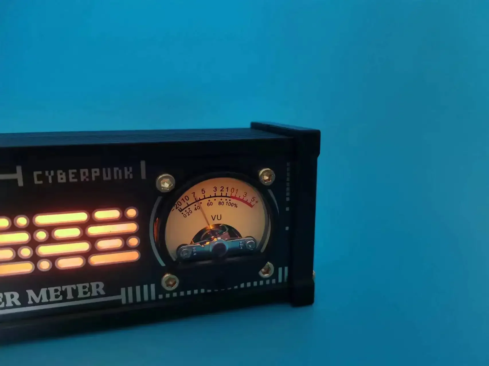 Medidor de captación de nivel, lámpara de captación RGB, cabezal de medidor de VU con retroiluminación, tecnología electrónica de decoración de escritorio, regalo