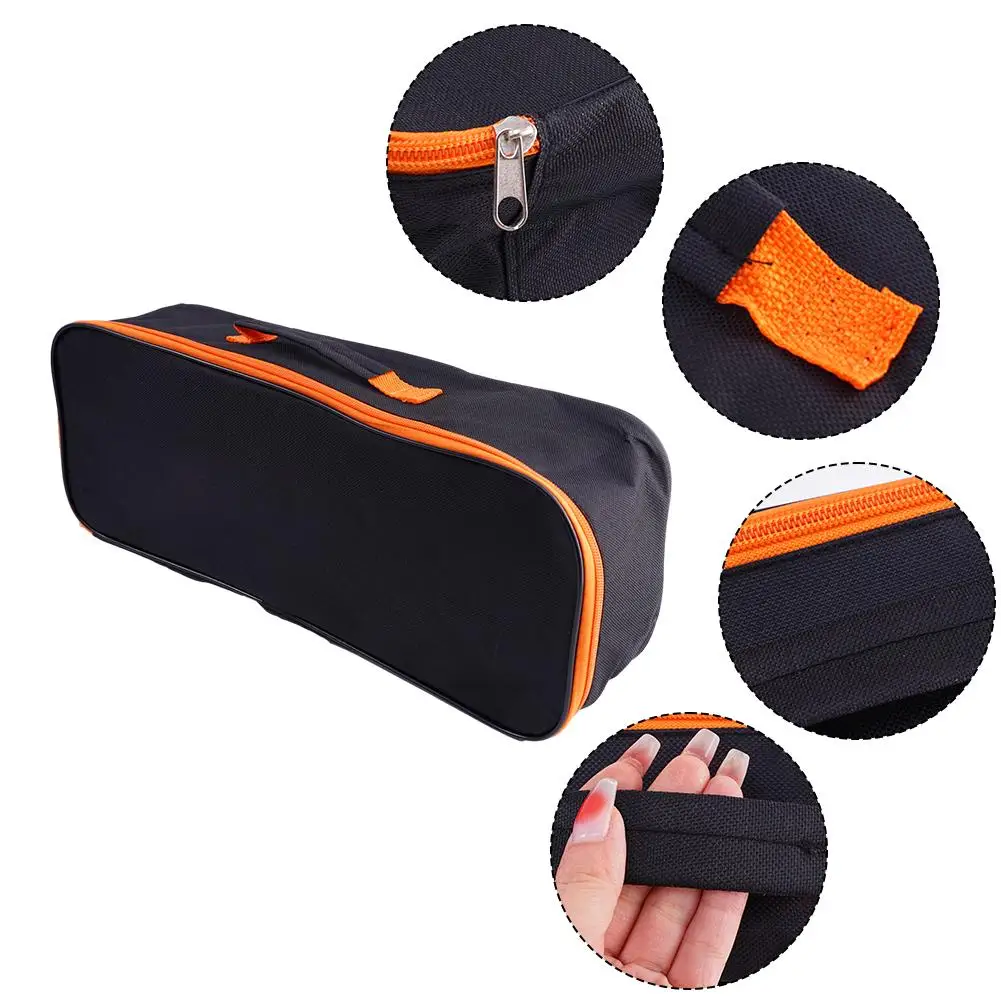 Black Car Wear Resistant Zipper Closure Practical Storage Case With Handle Portable Pouch Vacuum Cleaner Tool Bag