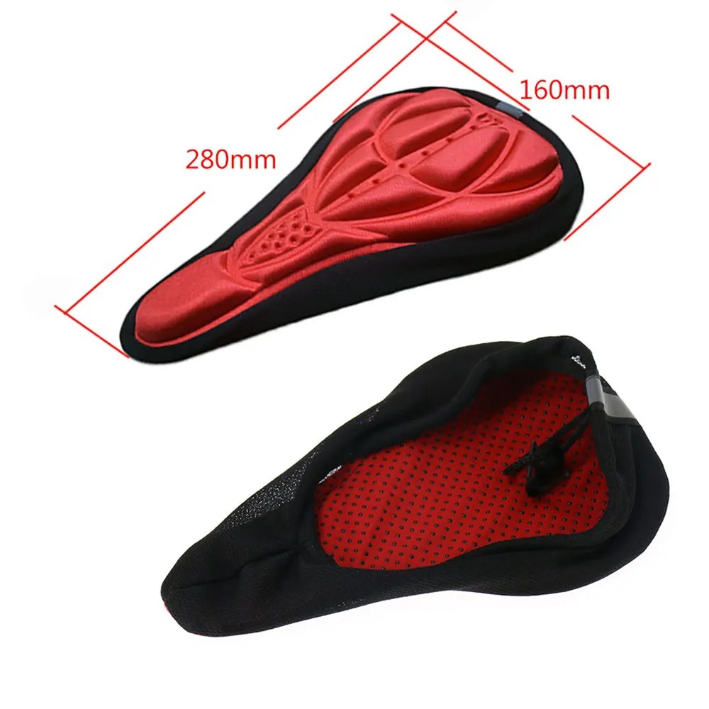 Fodera per cuscino morbida per sella della bicicletta cuscino per sedile della bici addensato comoda fodera per sella cuscino per bicicletta per bici MTB