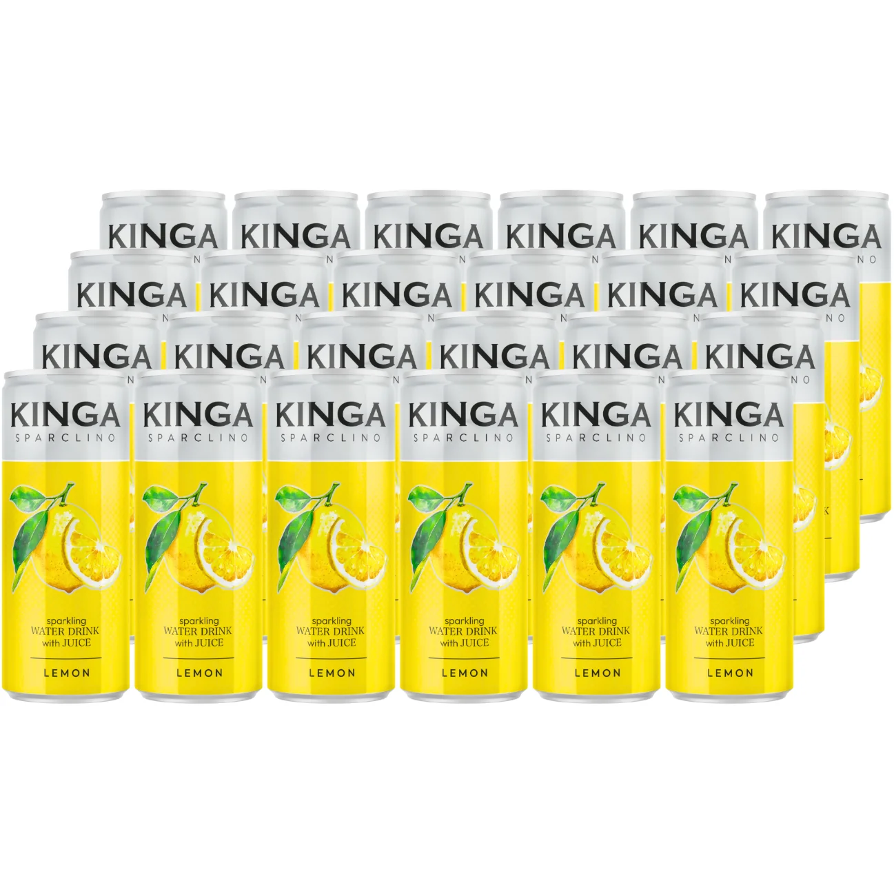 Kinga Sparclino Water Drink cytryna 250 ml x 24 sztuki