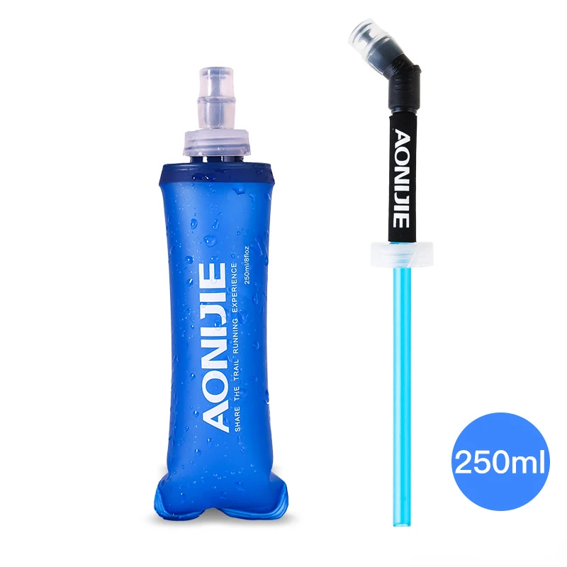 AONIJIE 250Ml 500Ml Mềm Bình Gấp Thu Gọn Nước TPU An Toàn Không Chứa BPA Cho Chạy Hydration Pack Eo túi Áo SD09 SD10