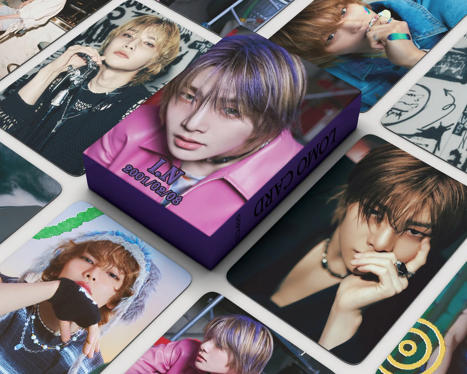 55Pcs/Set Kpop New Ablum ATE Lomo Card idol I.N Photo Print Pictures Photocard For Fans Collection Postcards Gifts
