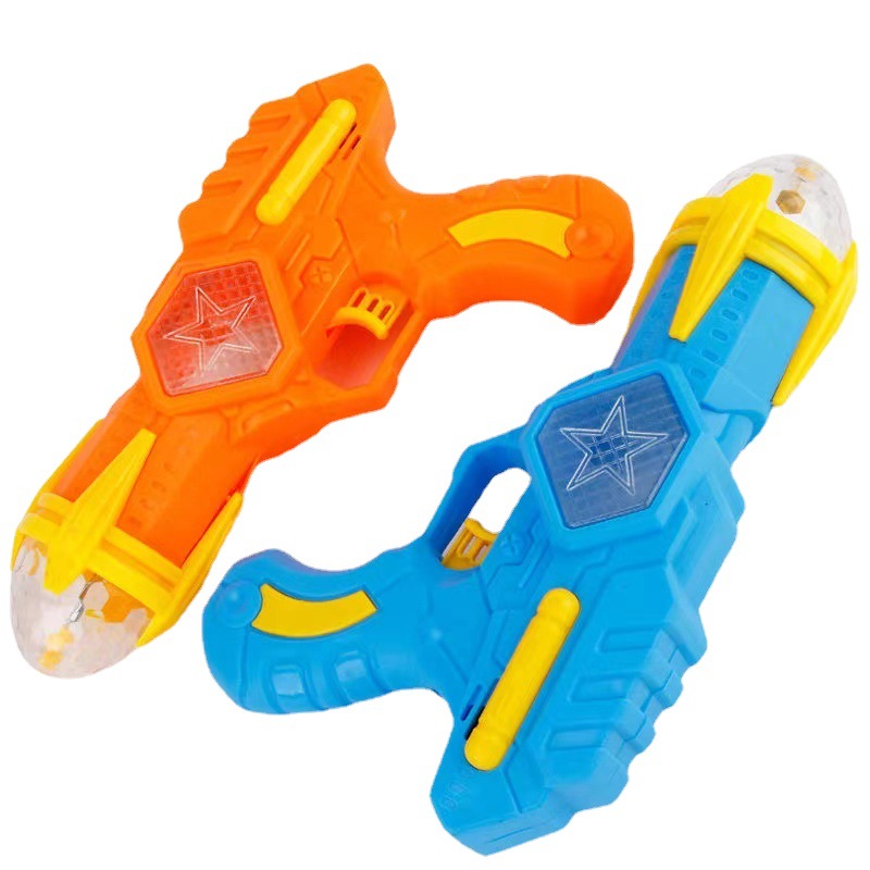 Kinder-Spielzeugpistole, Projektionspistole, elektrischer Kunststoff, sichere bunte Pistole mit wiederaufladbarem Akku, Musiklichter für Mädchen und Jungen, Geschenk