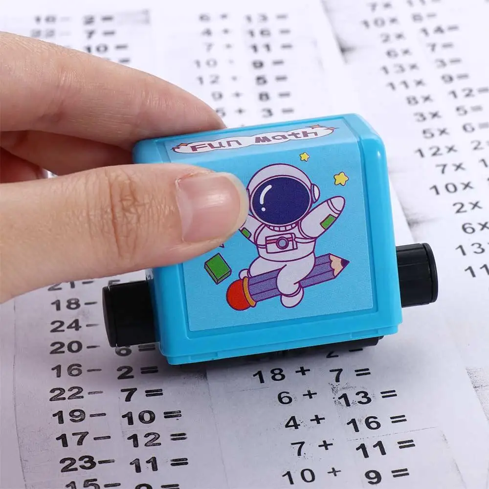 Student Stationery Within 100 Teacher Supplies Number Rolling Stamp Arithmetic Stamp Math Practice Roller Math Calculate