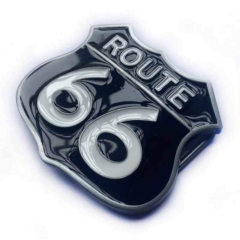 ROUTE 66 Hebilla de cinturón Hebilla de cinturón de estilo occidental de moda casual