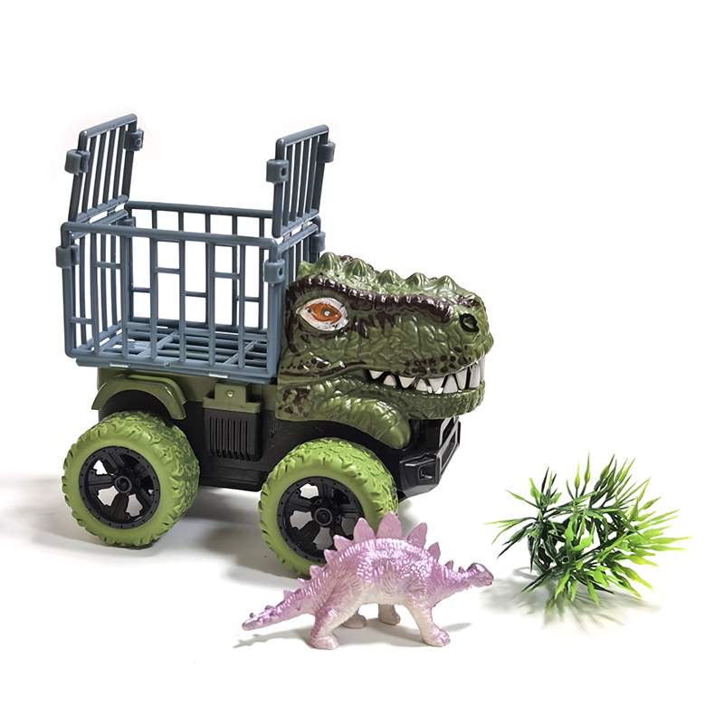 Zabawki samochody inercyjne, dinozaury, ciężarówki, monster trucki, transportery z figurkami dinozaurów dla chłopców, maluchów, gry z dinozaurami T-Rex