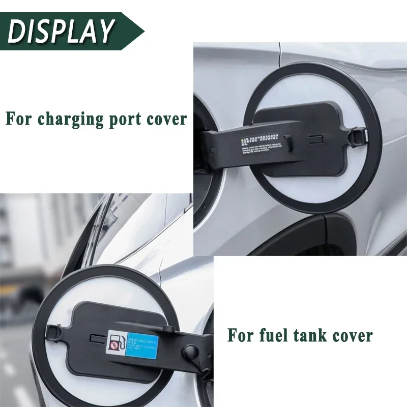 Siliconen stofplug beschermende afdichtring voor BYD Song Plus oplaadpoortafdekking / brandstoftankafdekking waterdicht stofdicht