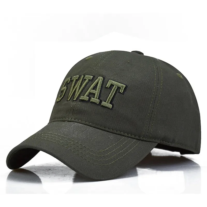 새로운 패션 SWAT 편지 자수 Snapback 모자 남여 봄, 가을 야외 조절 캐주얼 모자 선 스크린 모자