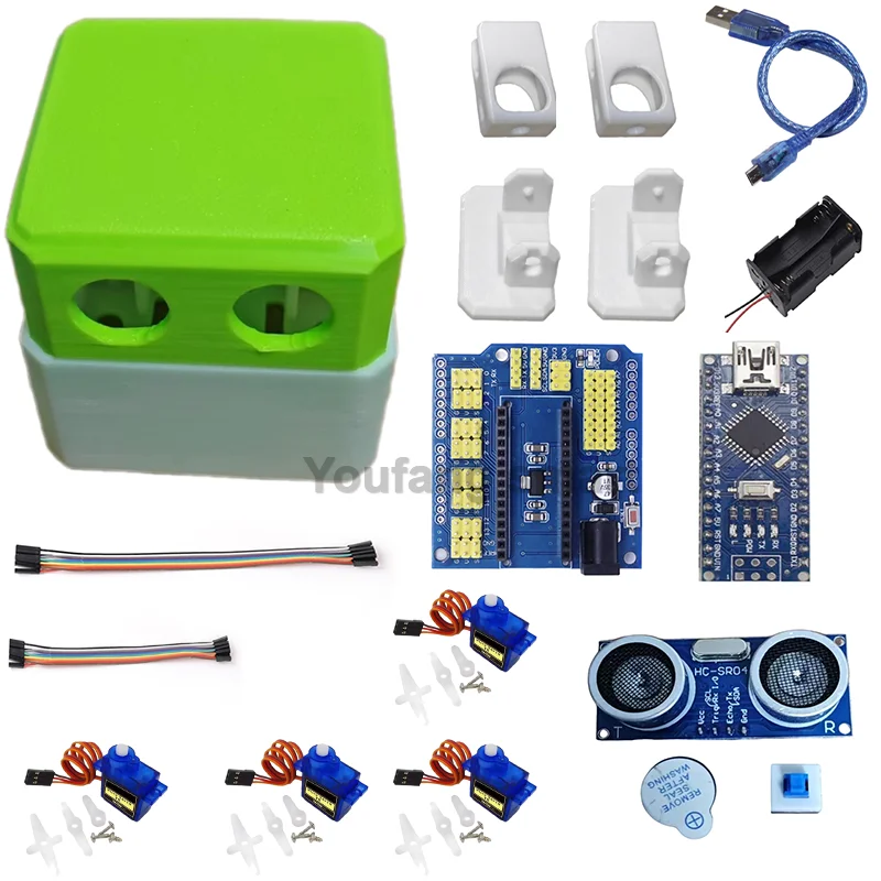 SG90 3D für OTTO Hindernisvermeidung Menschheit Playmate Builder DIY Kit für Arduino Roboter Open Source für NANO programmierbarer Roboter
