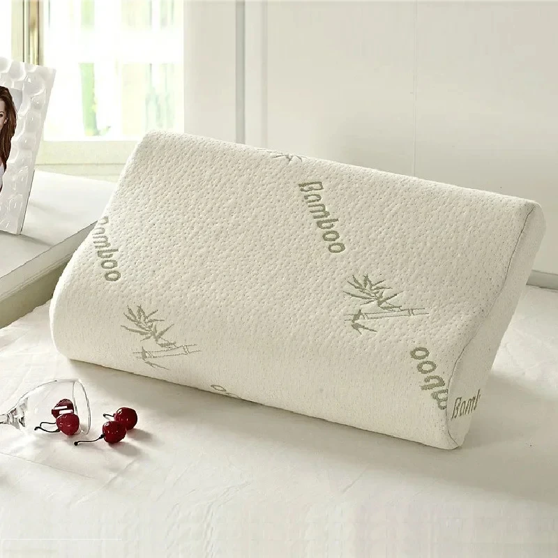 50*30 cm Cuscino in fibra di bambù Rimbalzo lento Assistenza sanitaria Cuscino in memory foam Cuscino in memory foam Cuscini ortopedici Supporto per il collo