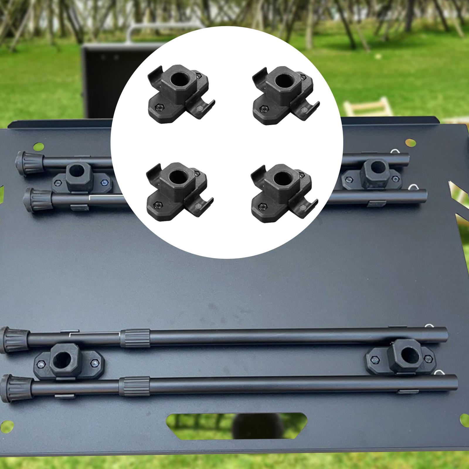 4x patas de taburete de monopatín enlaces de conexión portátil funcional DIY al aire libre