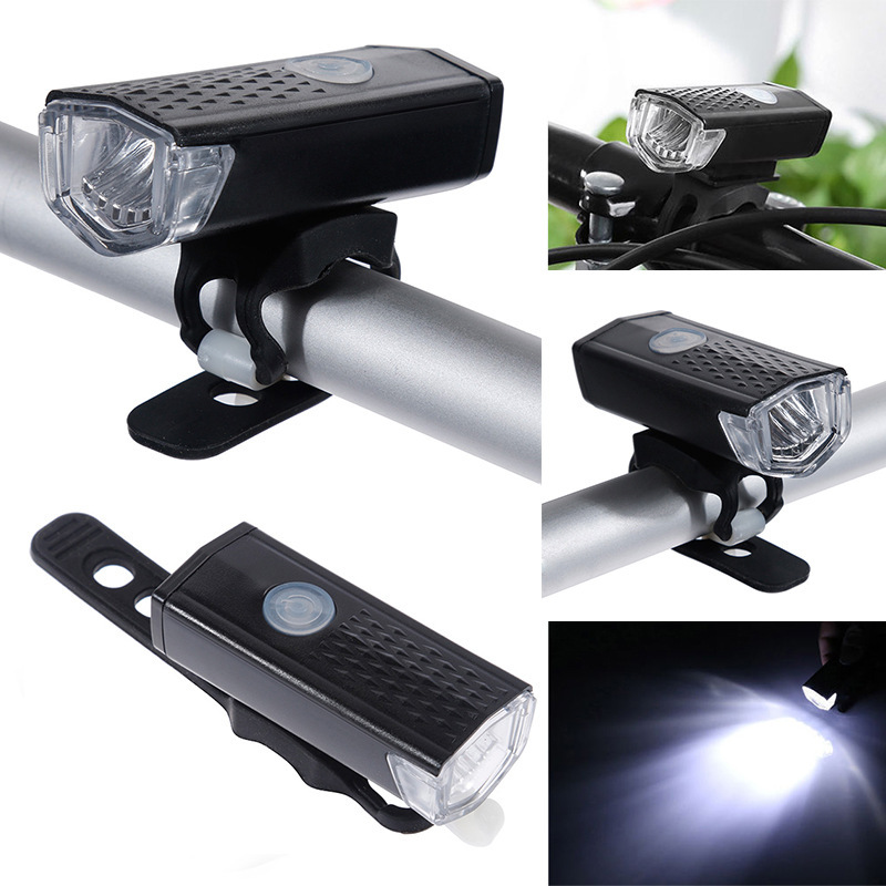 Bicycle Headlights Night Riding USB Charging LED Mountain Bike Bicycle Light Set 2255 Bicycle Lights