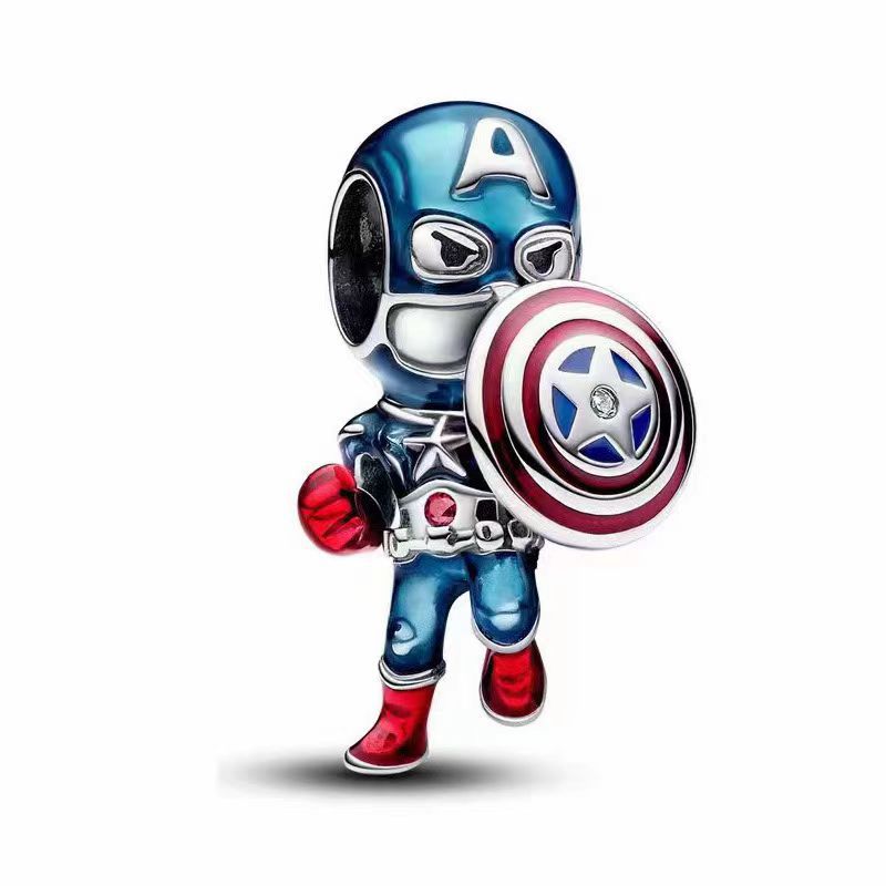 Bijoux Deadpool et Wolverine pour femme, breloque Loki Avengers, convient au bracelet Pandora original, bijoux à bricoler soi-même, cadeau