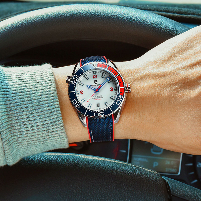 PAGANI DESIGN классические роскошные мужские автоматические часы с сапфировым стеклом механические наручные часы из нержавеющей стали 100 м водонепроницаемые часы