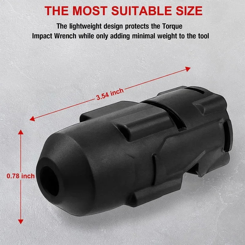 Impact Wrench Protective Boot for Milwaukee 1/2inch High Torque Impact 2767-20 2863-20 Prevent Wear Power Tools Accessories