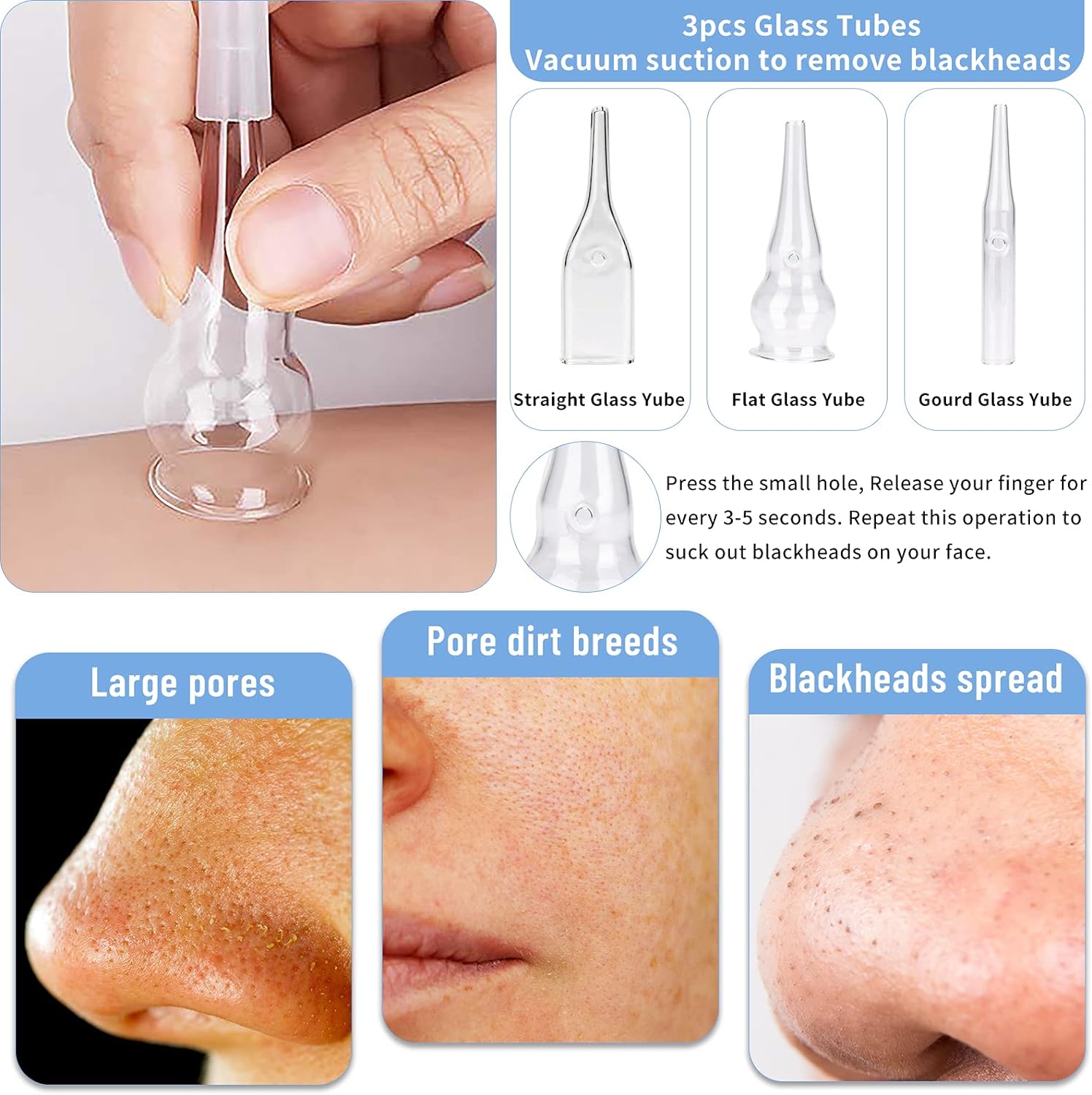 Máquina profissional de microdermoabrasão de diamante, Equipamento de dermoabrasão para cuidados com a pele facial, 3 em 1, 65 cm Hg