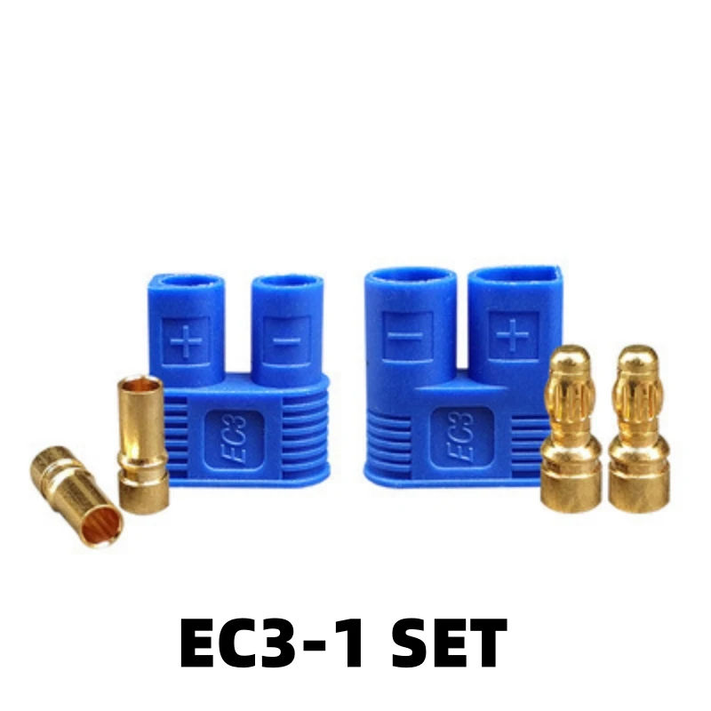 Hochverstärker-EC-Anschlüsse (10 A/25 A/50 A/100 A) – 500-V-Bananenstecker für Renndrohnen, FPV-Batterien – EC3 EC5 EC8